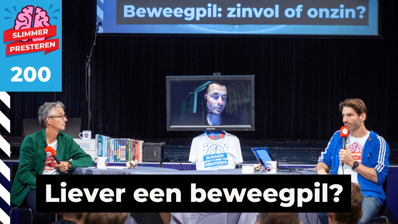 200. Slimmer presteren met een beweegpil: zinvol of onzin? 