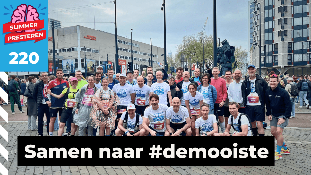 220. Slimmer presteren tijdens de Rotterdam marathon 2025